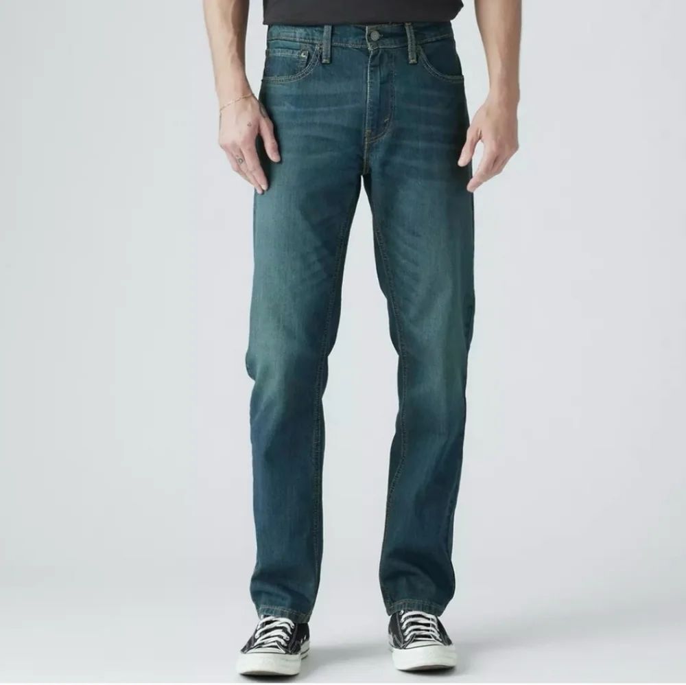 LEVI’S 541 Athletic Taper Jeans Midnight Medium Wash Stretch 40 x 32